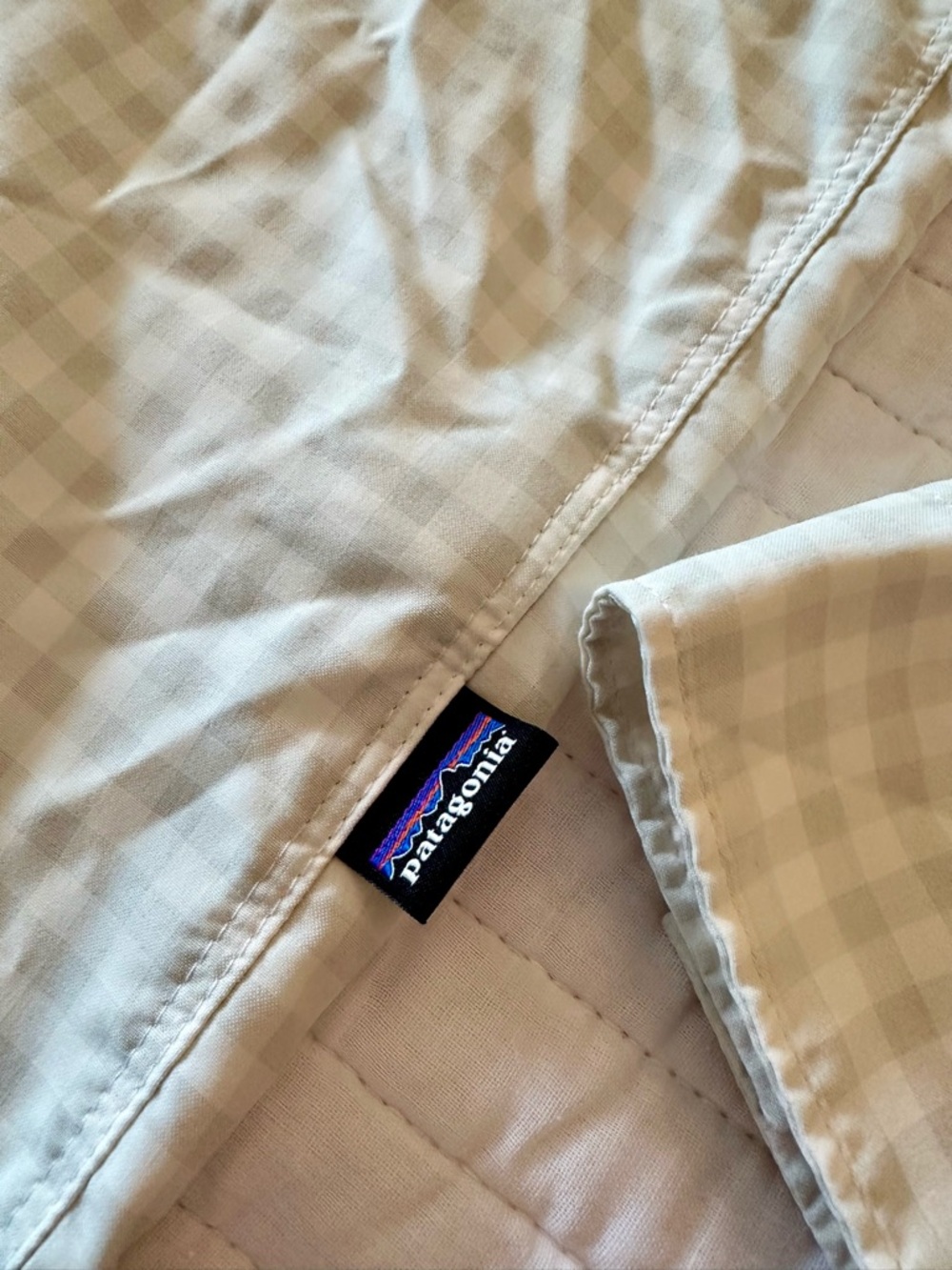 ✨SOLD✨Patagonia Boat & Beach Shirt | L |Oversized Cover-Up Neutral Coastal - Picture 5 of 13